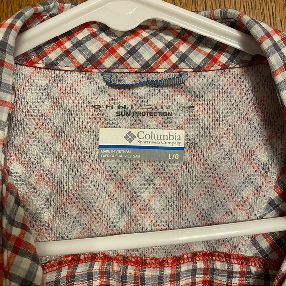 Men’s Large Columbia Ventilated Button Down Short Sleeve Shirt - Picture 4 of 10